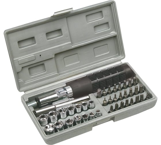 Набор насадок и сменных головок с держателем (40 шт.) Top Tools 39D386 1