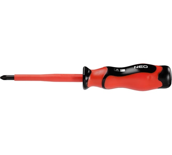 Отвертка NEO Tools PZ2, 6x100мм, 1000В 04-160 1