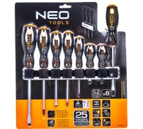 Набор отверток NEO Tools SL/PH 8 шт двухкомп рукоятка 04-207 15758556