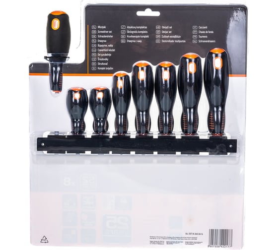 Набор отверток NEO Tools SL/PH 8 шт двухкомп рукоятка 04-207