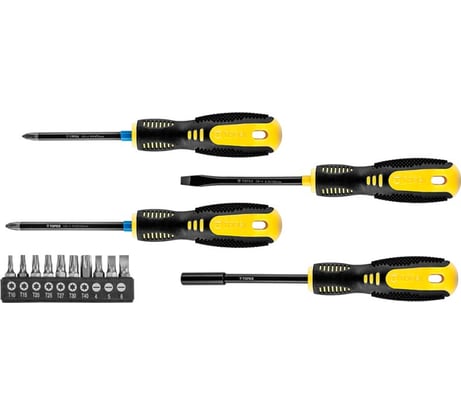 Отвертки и насадки, набор 24 штуки TOPEX 39D890