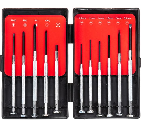 Набор прецизионных отверток Top Tools 11шт .39D194