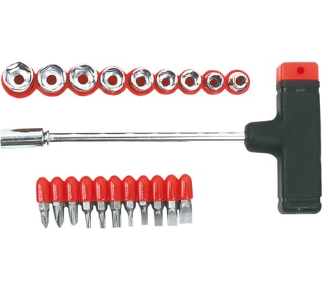 Набор насадок и сменных головок с держателем Top Tools 21шт. 39D385