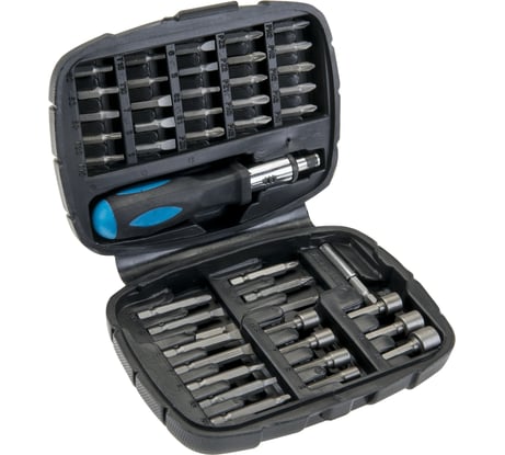 Набор насадок и сменных головок с держателем Top Tools 45 шт. 39D354