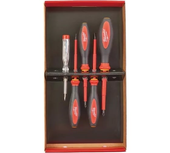 Набор отверток VDE №1 5шт Milwaukee 4932464066 1