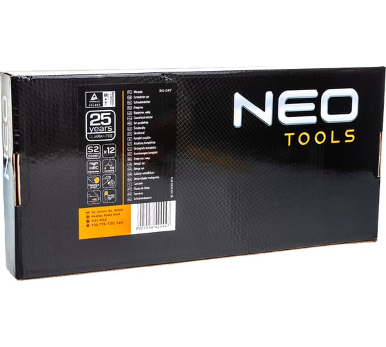 Набор отверток, 12 шт. PZ, TX NEO Tools 84-247