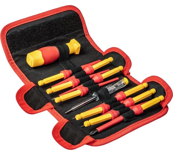 Отверточные наконечники с держателем NEO Tools 1000 В, 12 шт. 01-308