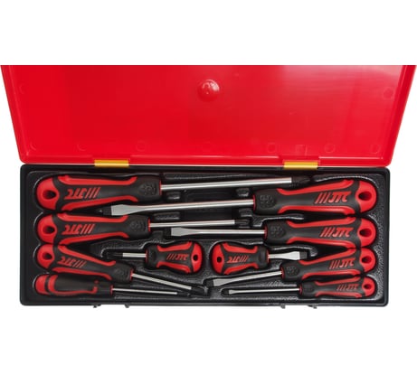 Набор отверток усиленных JTC в кейсе 10 шт, K7102 480885