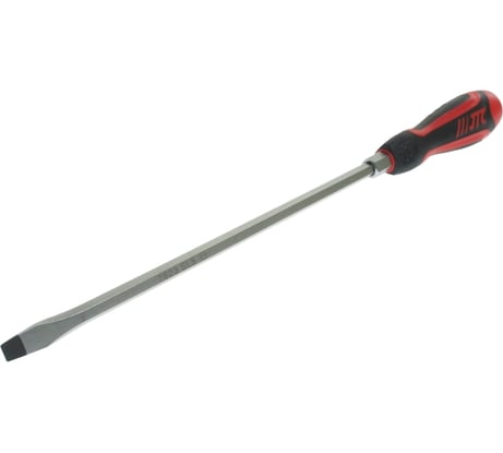 Отвертка шлицевая усиленная JTC SL8.0x250 мм со сквозным стержнем, 7623 481515