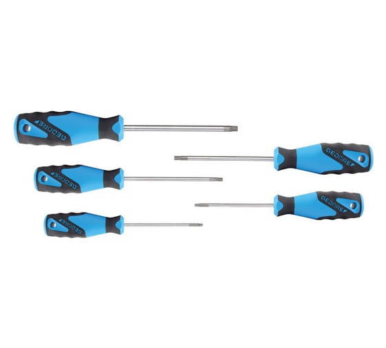 Набор отверток с трехкомпонентными рукоятками TORX T10-T30 GEDORE 1616617