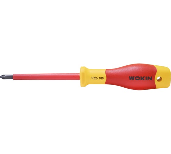 Диэлектрическая отвертка Wokin крестовая, PZ2x100 мм 1352866 1