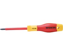 Диэлектрическая отвертка Wokin крестовая, PZ1x80 мм 1352865