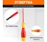 Диэлектрическая отвертка шлицевая, 0.4x2.5x75 мм Wokin 1352851 2