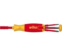 Отвертка-битодержатель WIHA LiftUp electric SL/PH/XZ, 6 бит 38611