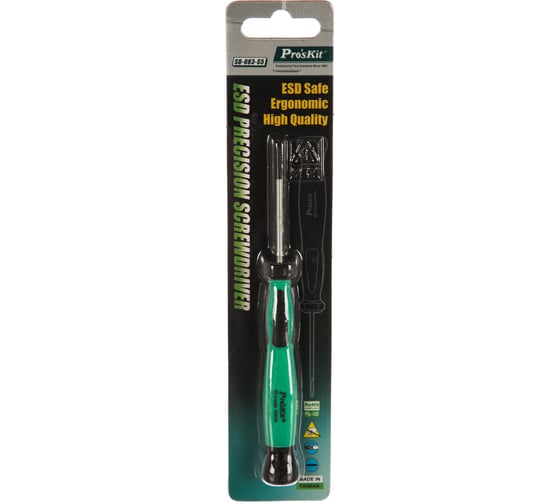 Антистатическая отвертка ProsKit SD-083-S5 00252359