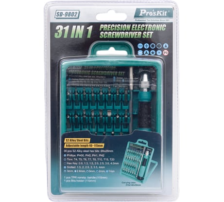 Набор отверток Pro'sKit SD-9802 00293033
