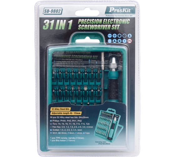 Набор отверток Pro'sKit SD-9802 00293033