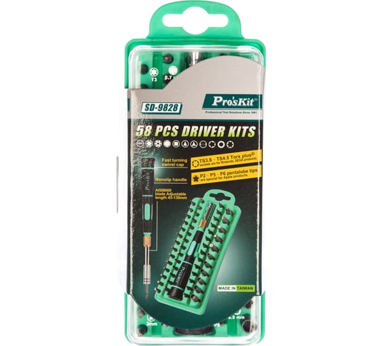 Набор отверток Pro'sKit SD-9828 00322515