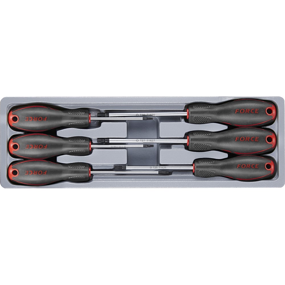 Набор отверток торкс с Т-10 по Т-30 6 штук FORCE 2061 - выгодная цена ...