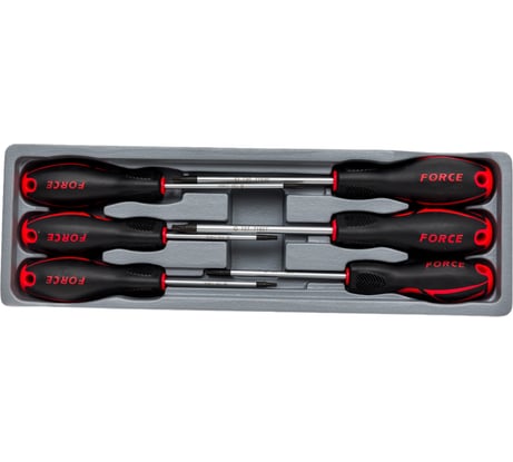 Набор отверток торкс с Т-10 по Т-30 6 штук FORCE 2061