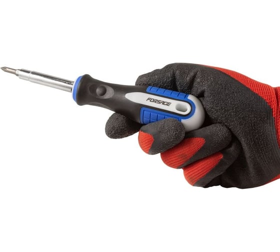 Отвертка Forsage комбинированная переставная PH1xSL5,PH2xSL6 в блистере F-32806MR