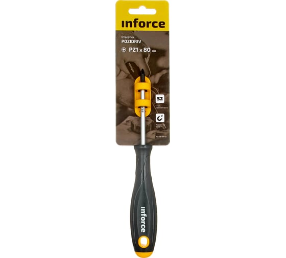 Отвертка Inforce PZ1x80 06-09-63