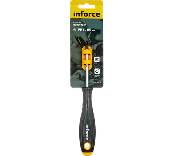 Крестовая отвертка Inforce PH1x80 06-09-55