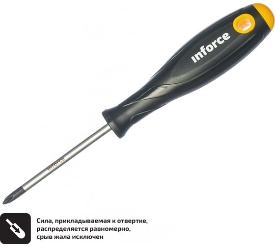 Крестовая отвертка Inforce PH1x80 06-09-55 - выгодная цена, отзывы ...