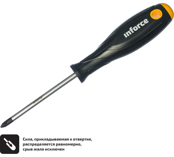 Крестовая отвертка Inforce PH2x100 06-09-56 0