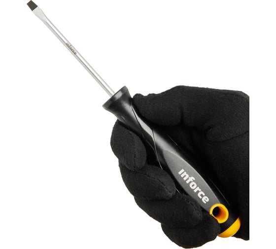 Шлицевая отвертка Inforce SL4x80 06-09-59