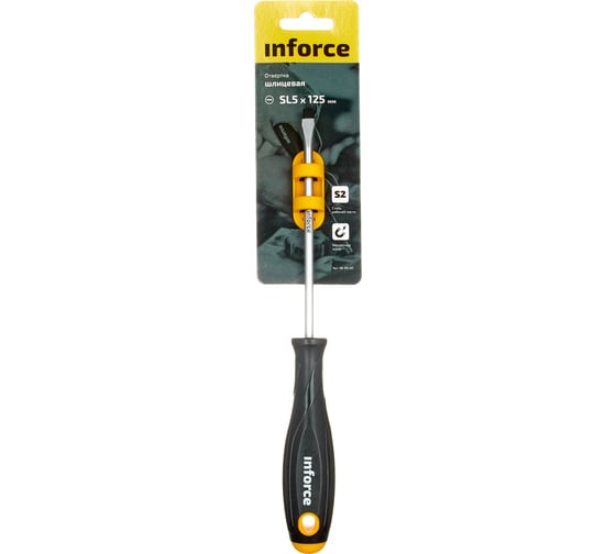 Шлицевая отвертка Inforce SL5x125 06-09-60