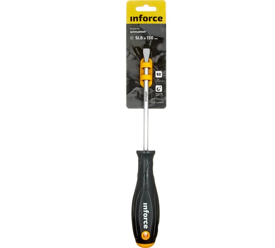 Шлицевая отвертка Inforce SL8x150 06-09-62
