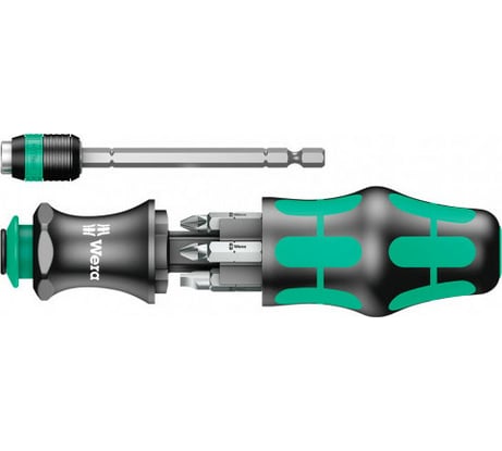Отвертка с набором бит Kompakt 20 WERA WE-051021