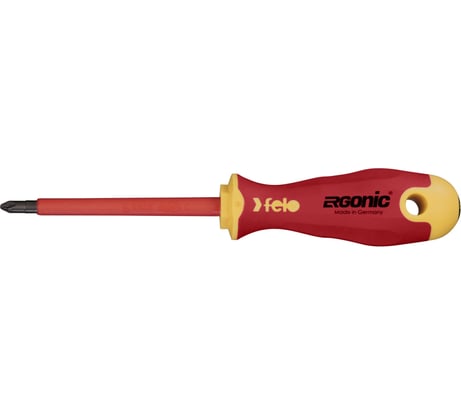 Диэлектрическая крестовая отвертка Felo Ergonic PZ 2X100 41520390