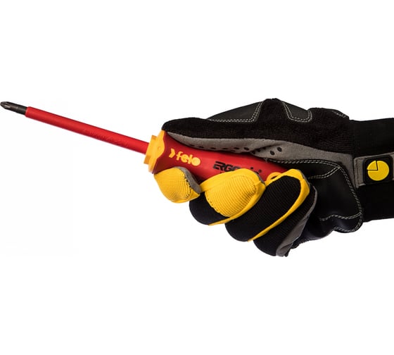 Диэлектрическая крестовая отвертка Felo Ergonic PZ 2X100 41520390