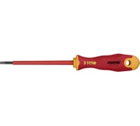 Диэлектрическая отвертка Felo Ergonic 3,5х0,6х100 плоская шлицевая 41303590