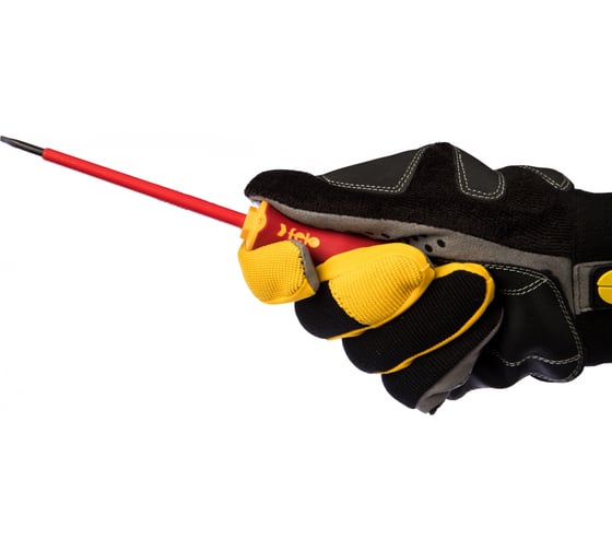 Диэлектрическая отвертка Felo Ergonic 3,5х0,6х100 плоская шлицевая 41303590