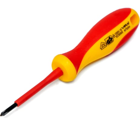 Диэлектрические отвертка RAGE by VIRA 1000 В VDE PH0 60 мм 397018
