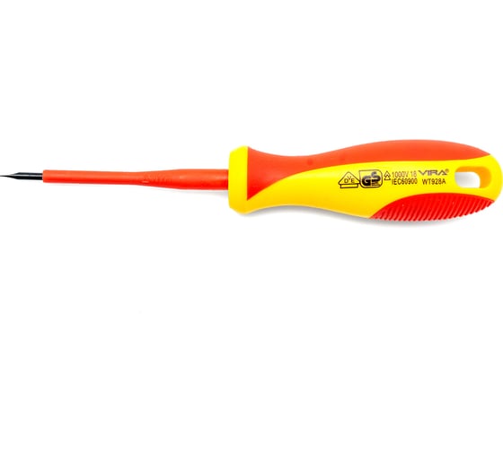 Диэлектрические отвертка RAGE by VIRA 1000 В VDE SL2.5 75 мм 397024