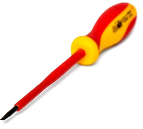 Отвертка RAGE by VIRA диэлектрическая VDE SL3 -100 мм 397025