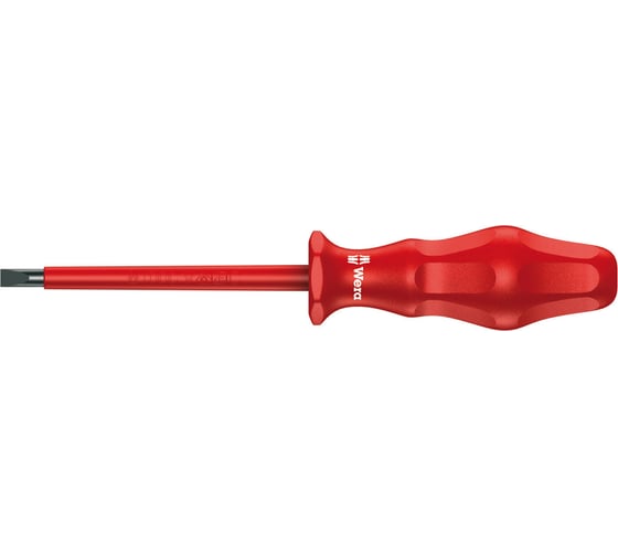 Отвертка WERA 1000 V 1760i 0.6x3.5x100 MM WE-031241 1