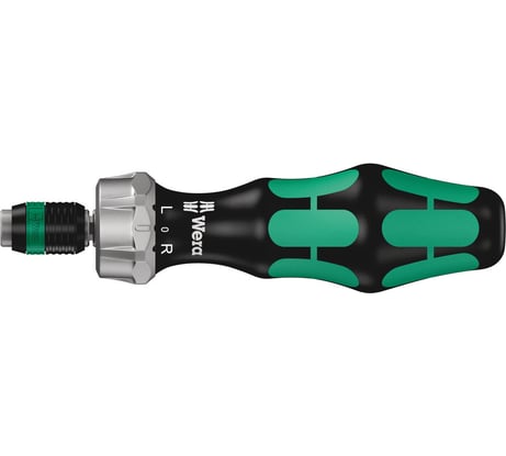 Рукоятка-битодержатель с трещоткой Wera, 1/4"х142 мм, WE-051461
