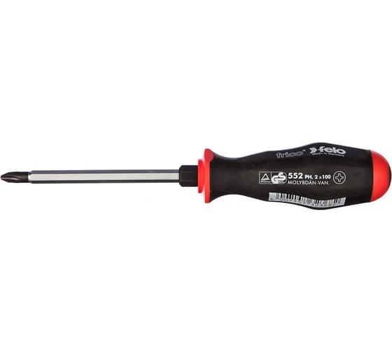 Отвертка крестовая ударная PH 2X100 Felo 55220340