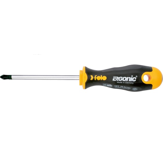 Крестовая отвертка PZ 2X100 Felo Ergonic 40120310 1