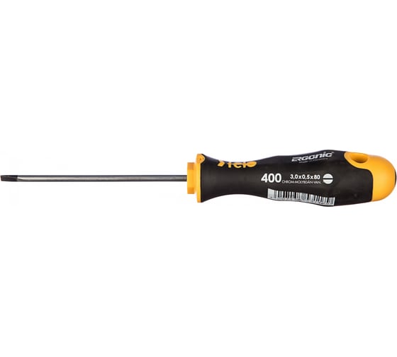 Плоская шлицевая отвертка 3,0х0,5х80 Felo Ergonic 40003210