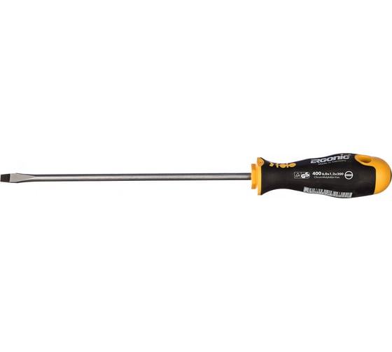 Плоская шлицевая отвертка 6,0х1,2х200 Felo Ergonic 40006710