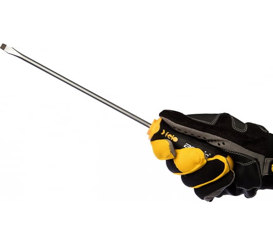 Плоская шлицевая отвертка 6,0х1,2х200 Felo Ergonic 40006710