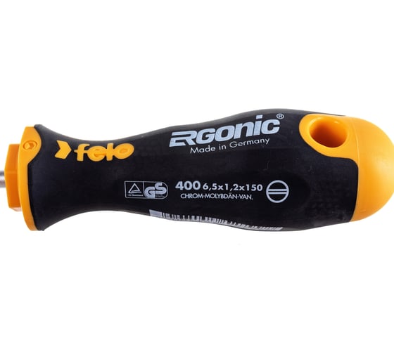 Плоская шлицевая отвертка 6,5х1,2х150 Felo Ergonic 40065510