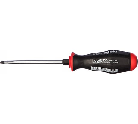 Отвертка плоская шлицевая ударная 5,5х1,0х100 Felo 55005540