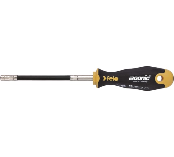 Отвертка Felo Ergonic с гибким стержнем торцевой ключ 10,0X170 42910040